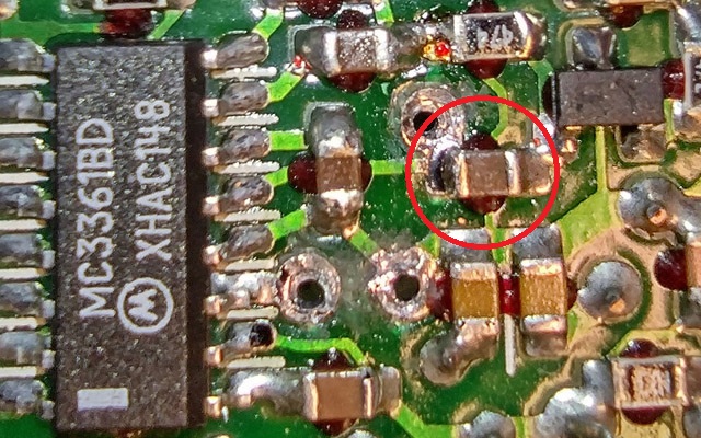 15 kHz Filter entfernt Unterseite
